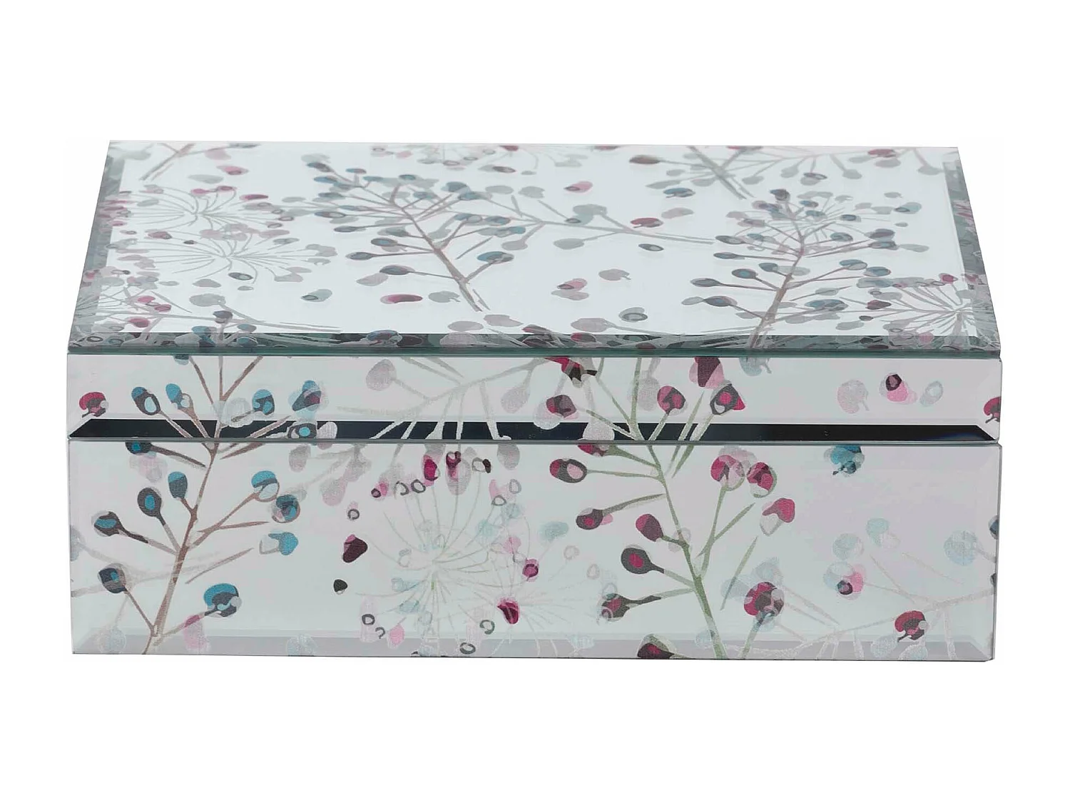 Caja Cristal Impresion Foil 26x18x10 Cm