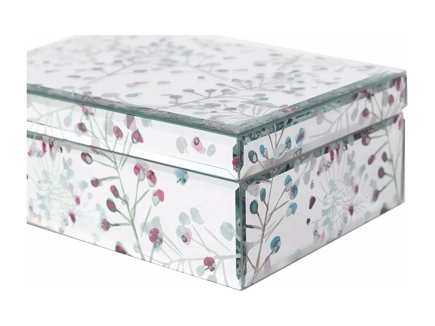 Caja Cristal Impresion Foil 26x18x10 Cm