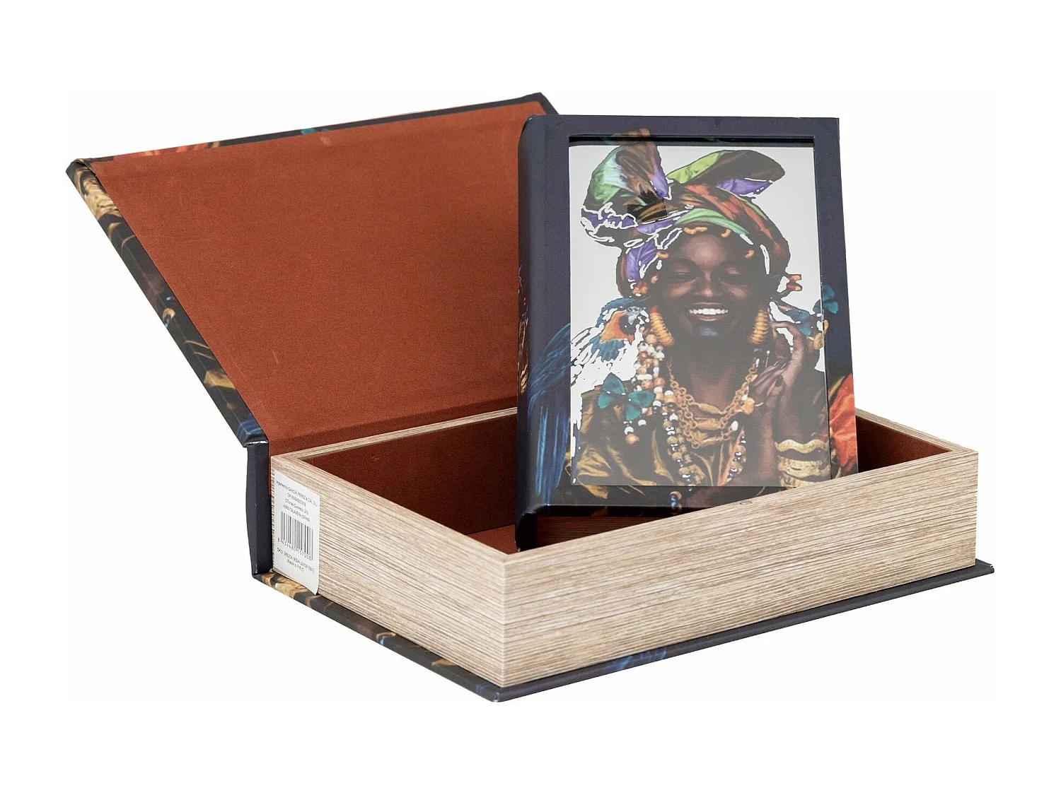 Set 2 Cajas Libro Espejo 21x7x30 / 16x5x24 Cm