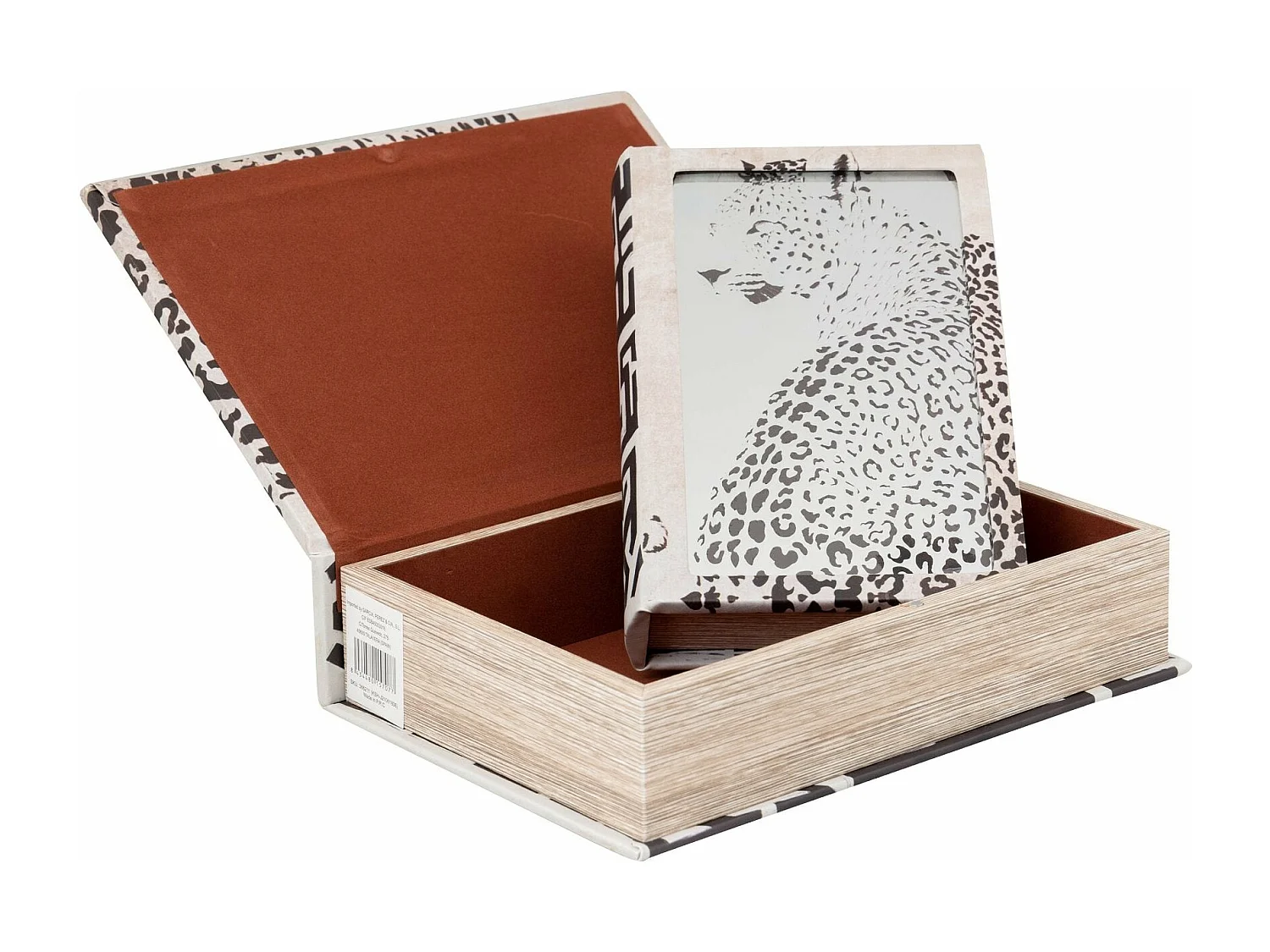 Set 2 Cajas Libro Espejo 21x7x30 / 16x5x24 Cm