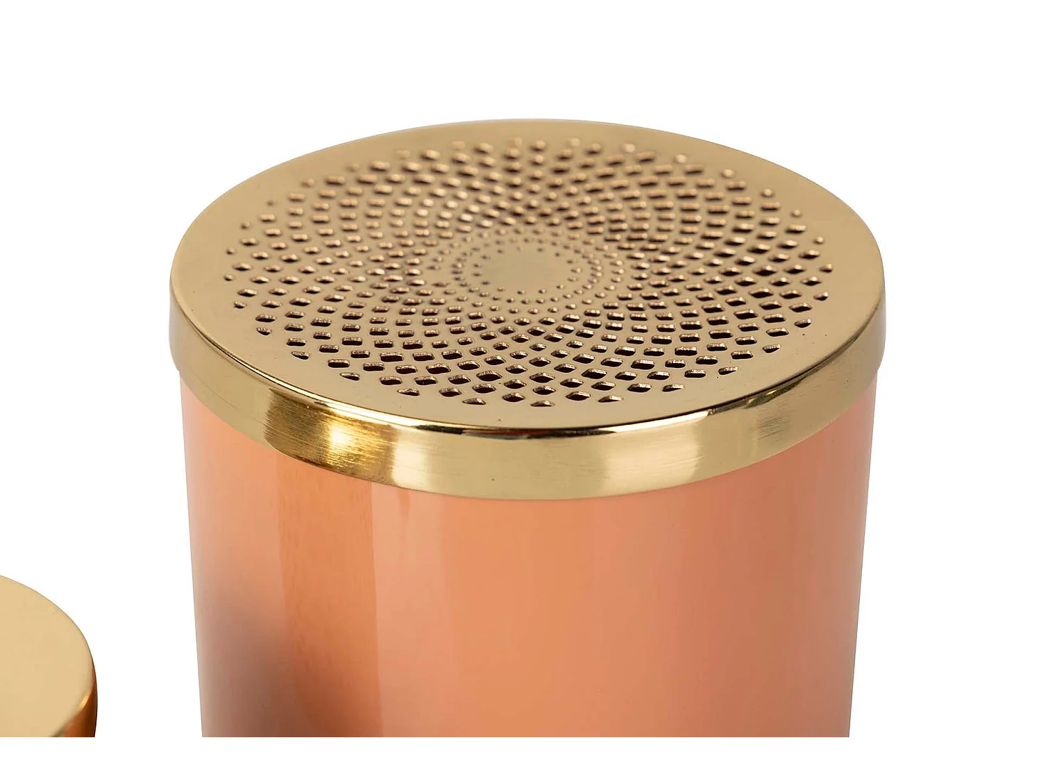 Set 2 Cajas Metal 16x16x12 / 10x10x8 Cm