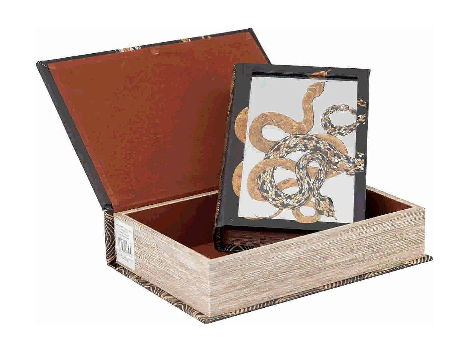 Set 2 Cajas Libro Espejo 21x7x30 / 16x5x24 Cm