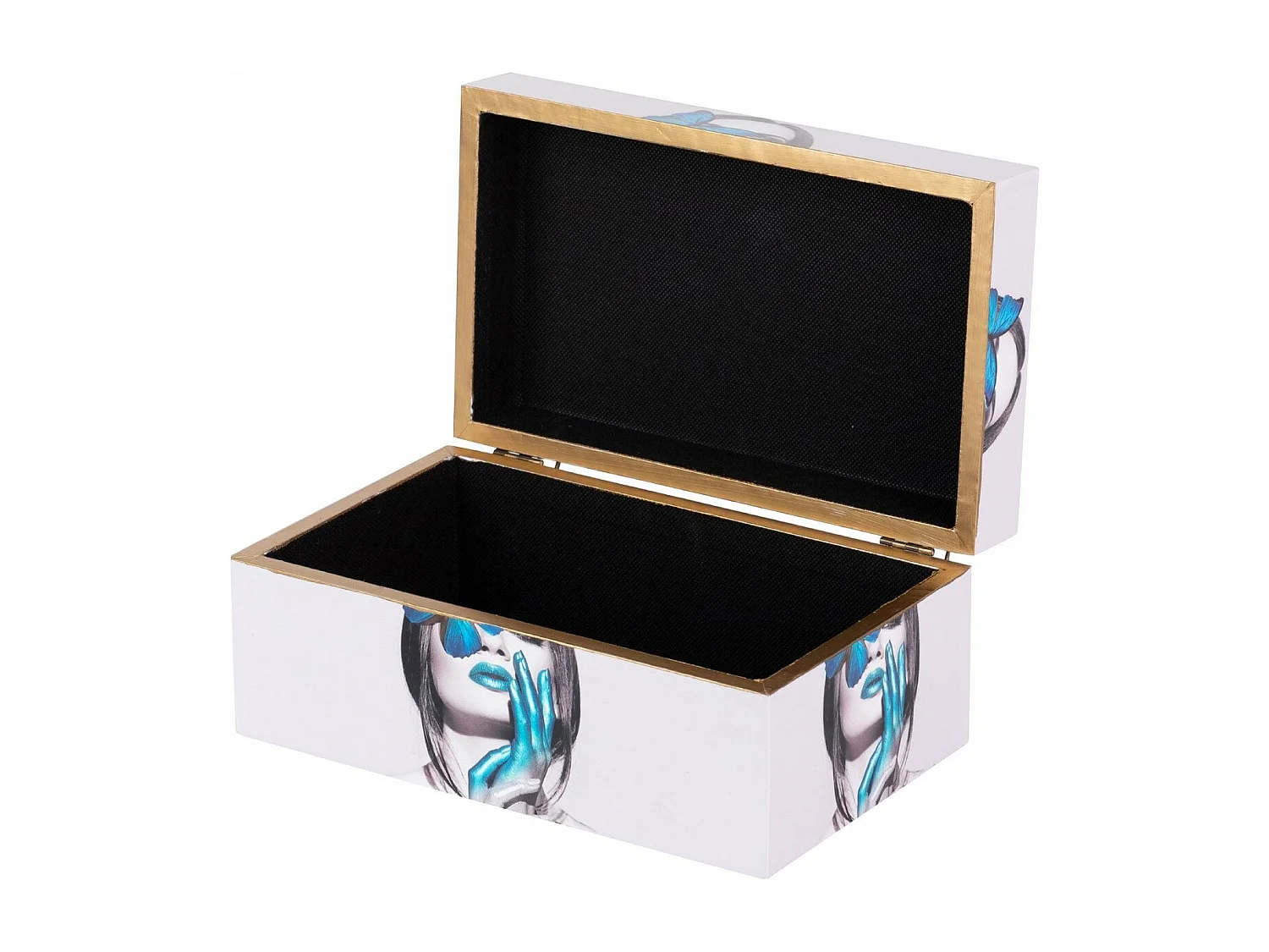 Set 2 Cajas Retrato 25x15x11/20x12x8 Cm