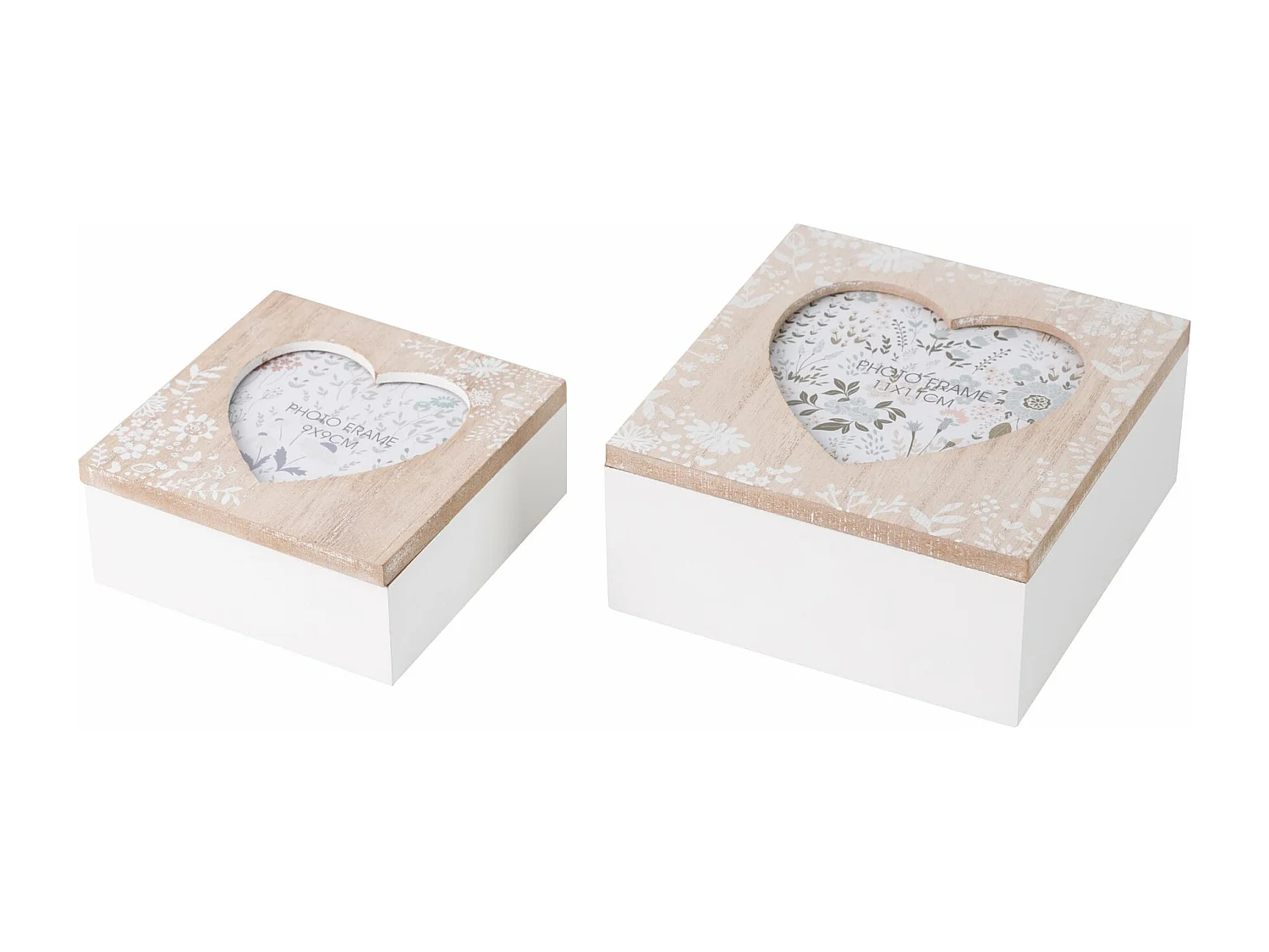 Set 3 Cajas Arbol 18x18x9/15x15x7/12x12x5 Cm