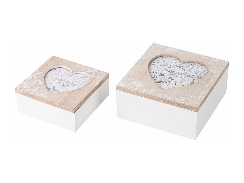 Set 3 Cajas Arbol 18x18x9/15x15x7/12x12x5 Cm