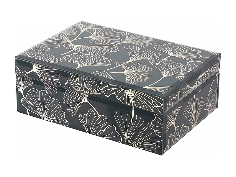 Caja Cristal Impresion Foil 26x18x10 Cm