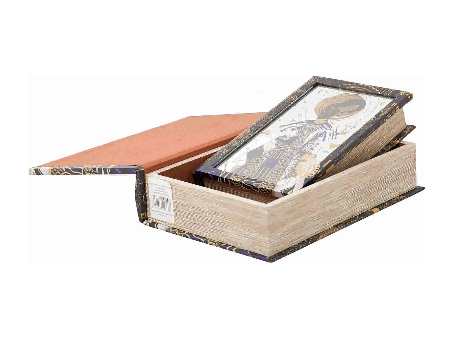 Set 2 Cajas Libro Espejo 21x7x30 / 16x5x24 Cm