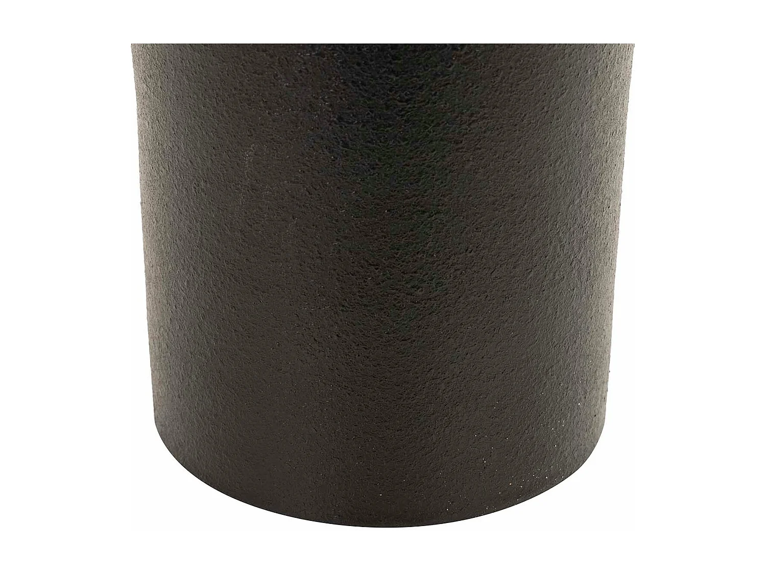 Paraguero Ceramica Negro Mate 23x23x50 Cm