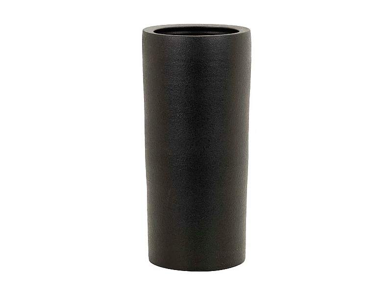 Paraguero Ceramica Negro Mate 23x23x50 Cm