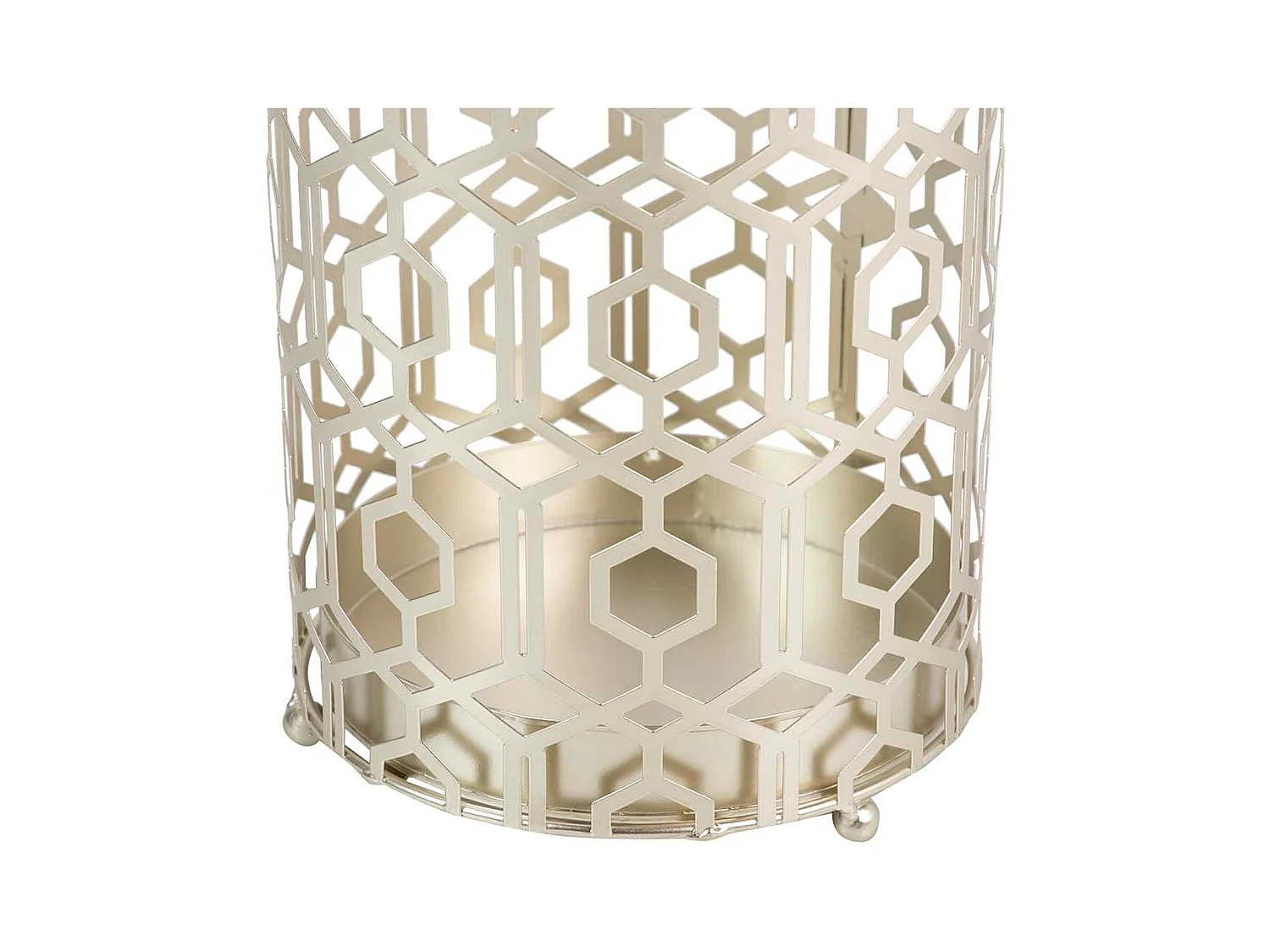 Paraguero Metal Champagne 24x24x48 Cm