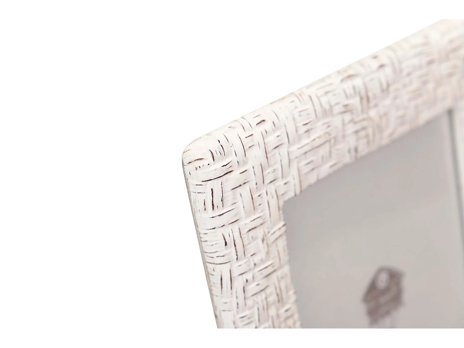 Portafotos Resina Blanco Antique 10x15 Cm