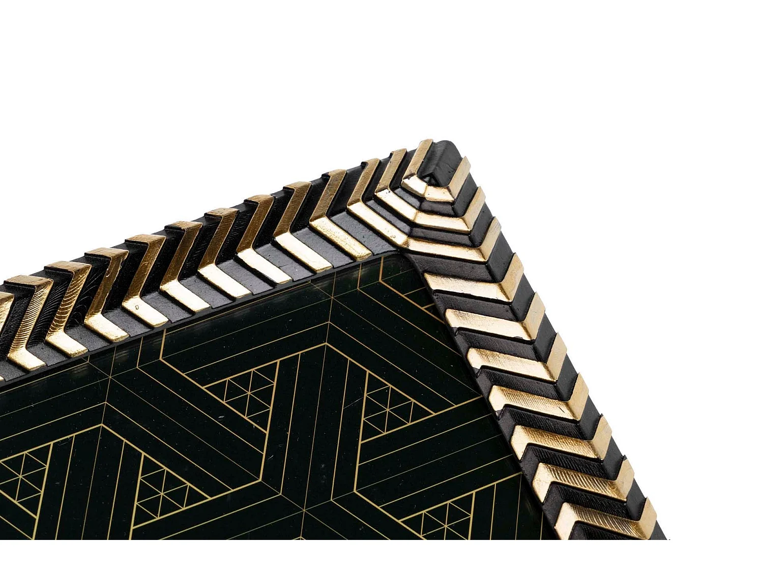 Portafotos Resina Negro Dorado 20x25 Cm