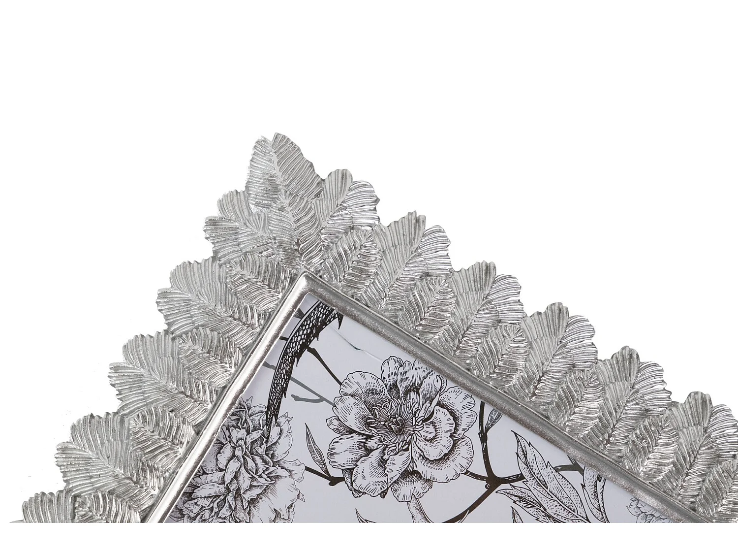 Portafotos Resina Plata Envejecido 10x15 Cm