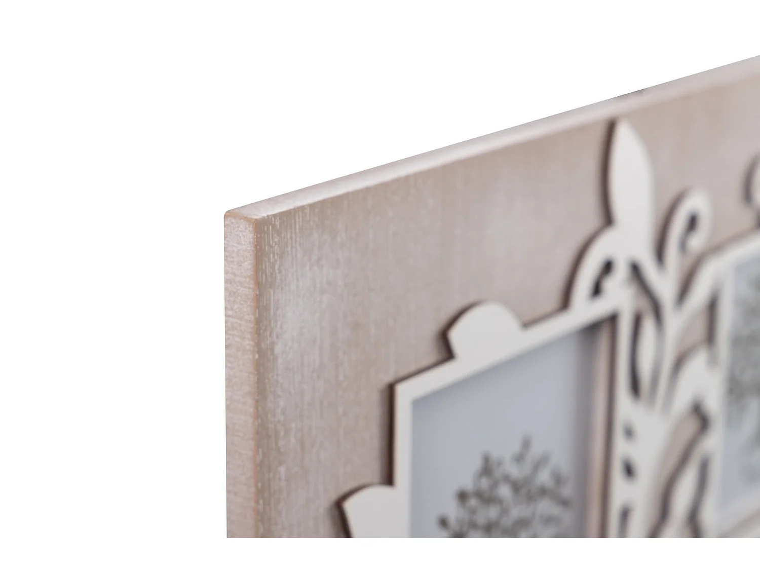 Portafotos Arbol Natural Blanco 36x2x41 Cm