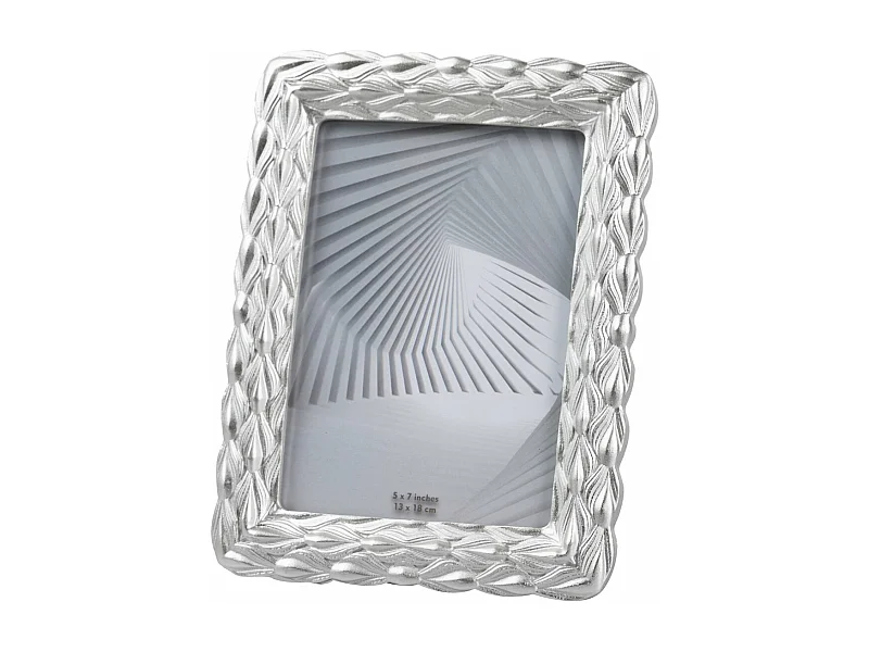 Portafotos Resina Plateado 13x18 Cm