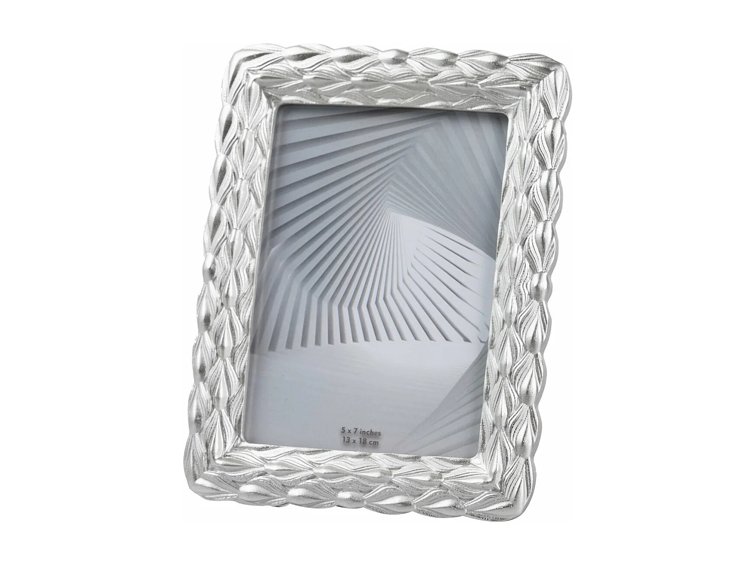 Portafotos Resina Plateado 13x18 Cm