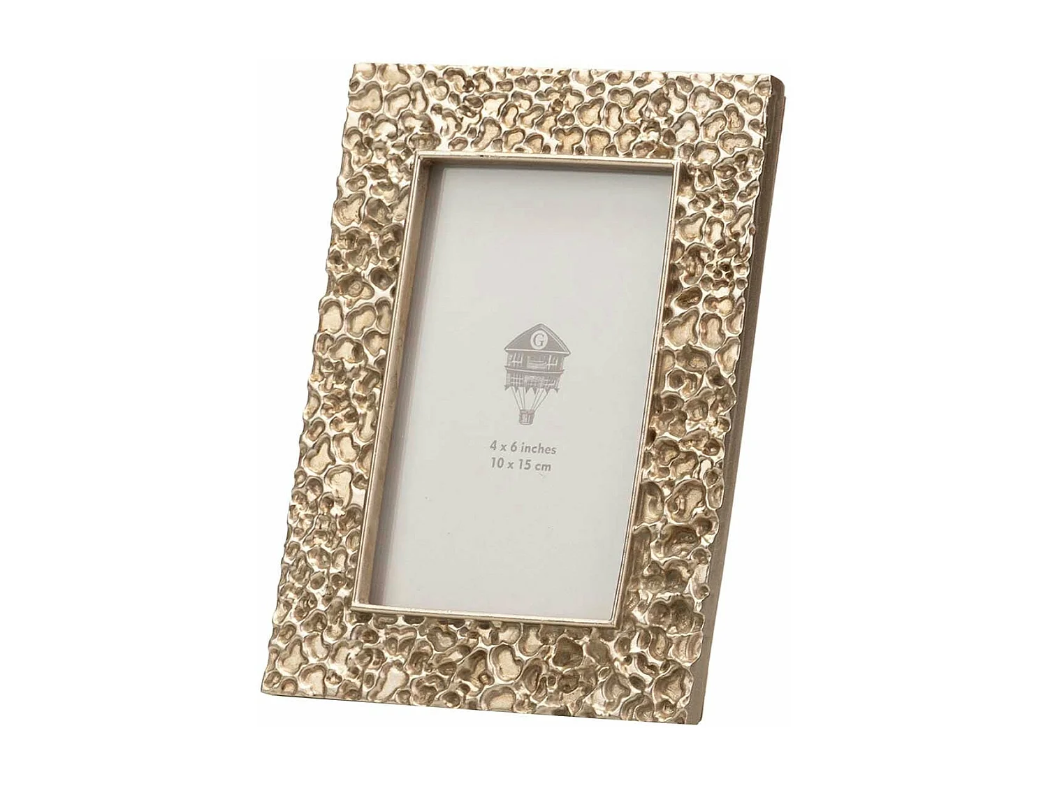 Portafotos Resina Plateado 10x15 Cm