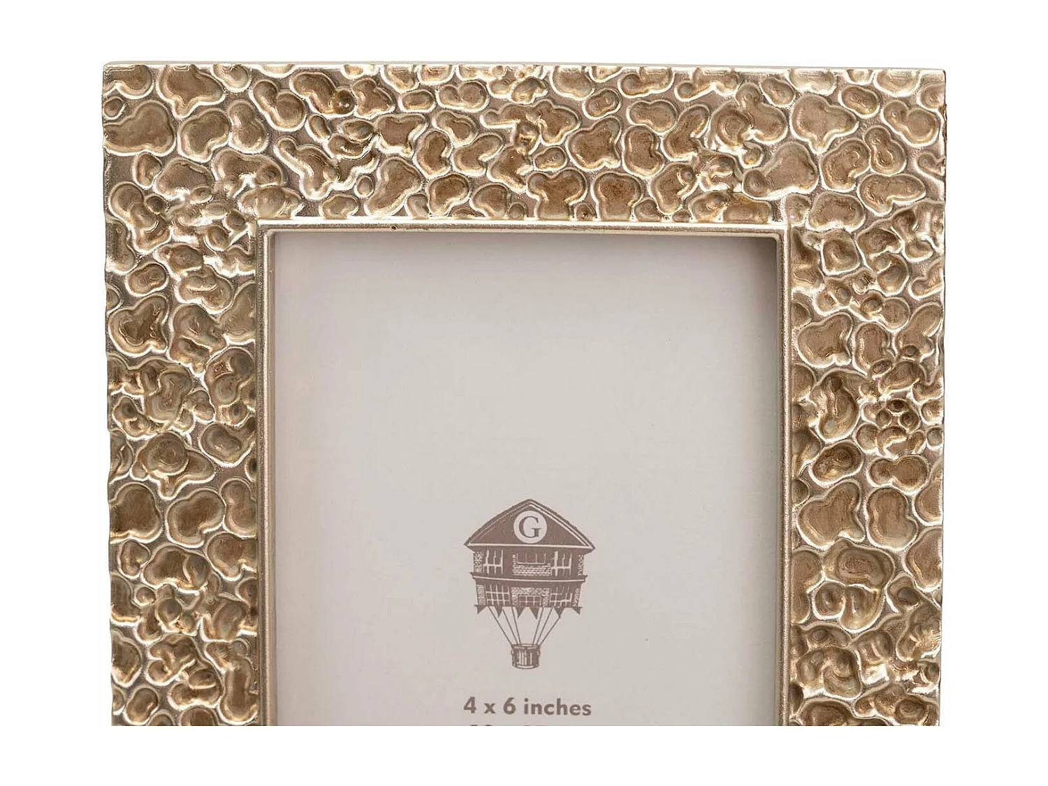 Portafotos Resina Plateado 10x15 Cm