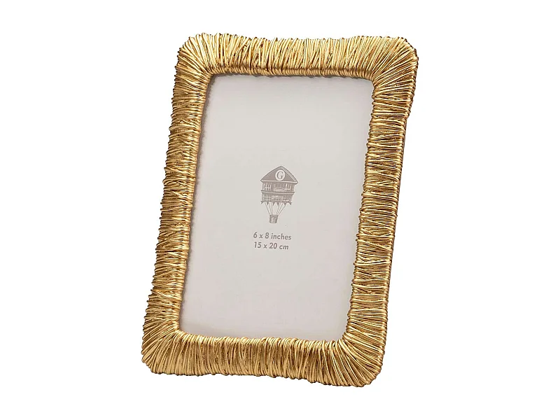 Portafotos Resina Dorado 15x20 Cm