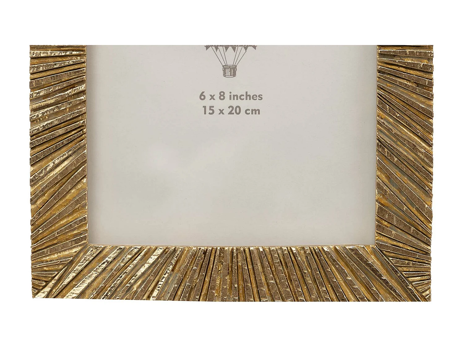 Portafotos Resina Dorado 15x20 Cm