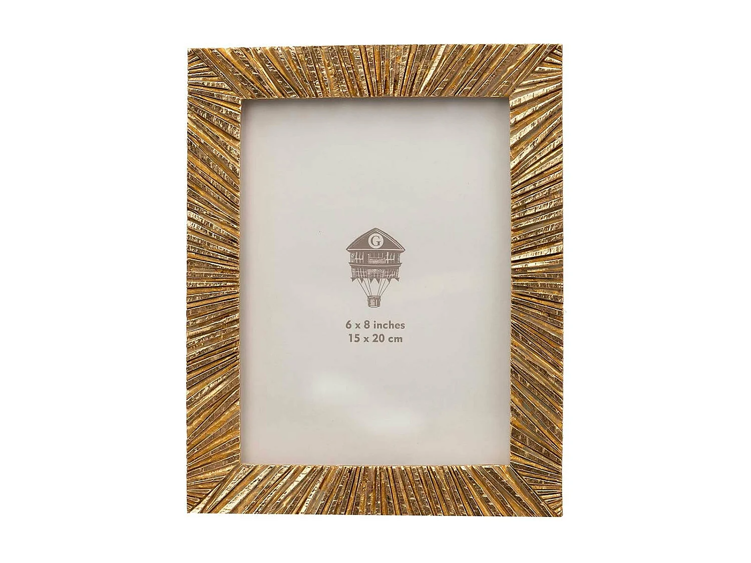 Portafotos Resina Dorado 15x20 Cm