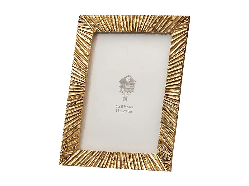 Portafotos Resina Dorado 15x20 Cm