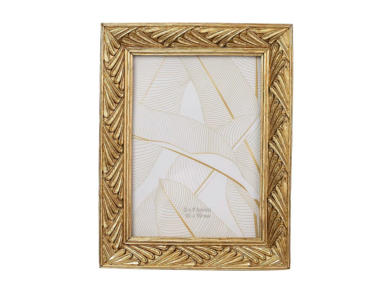 Portafotos Resina Dorado 13x18 Cm