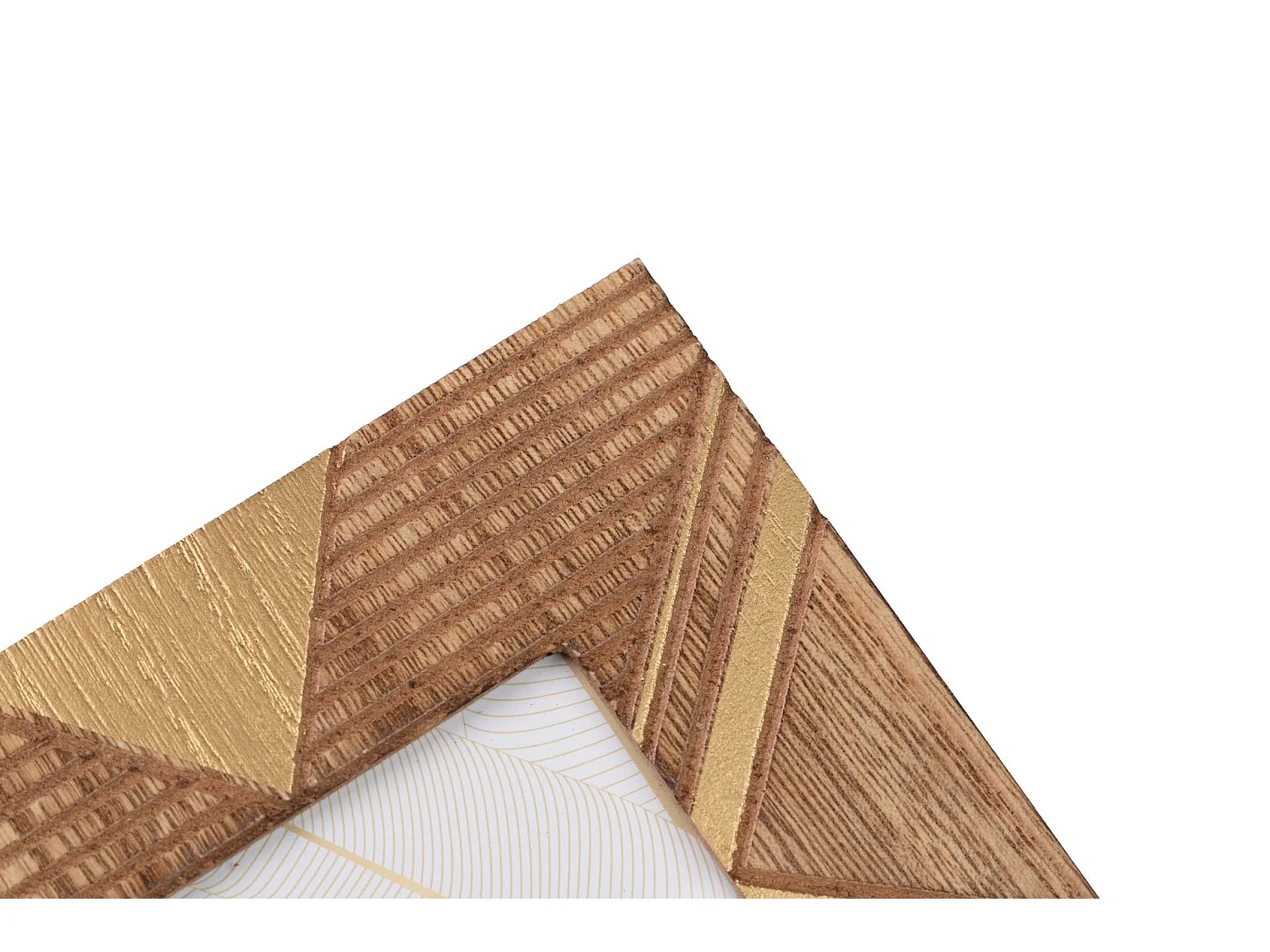 Portafotos Madera Tallada Natural 10x15 Cm