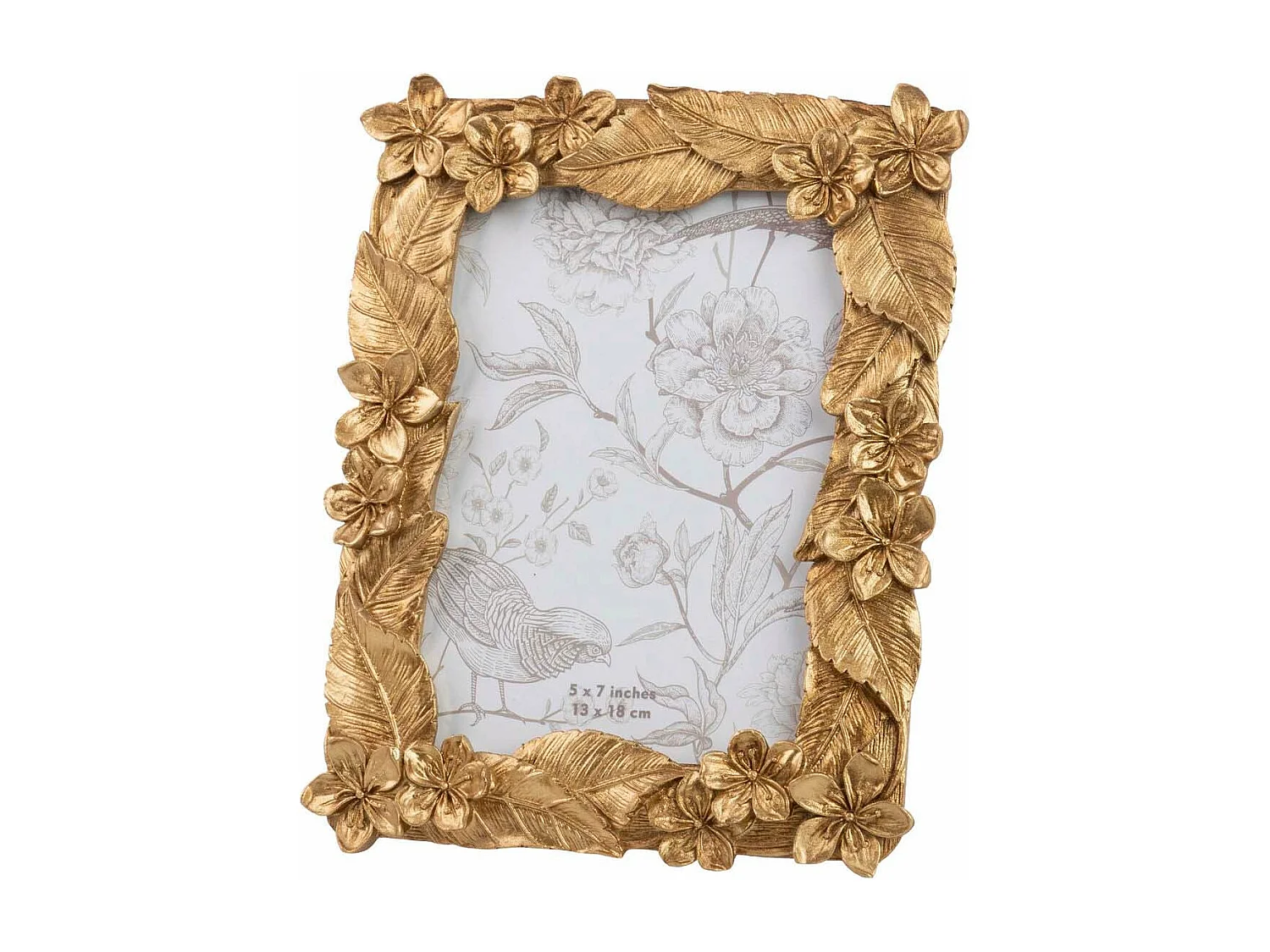 Portafotos Resina Dorado 13x18 Cm