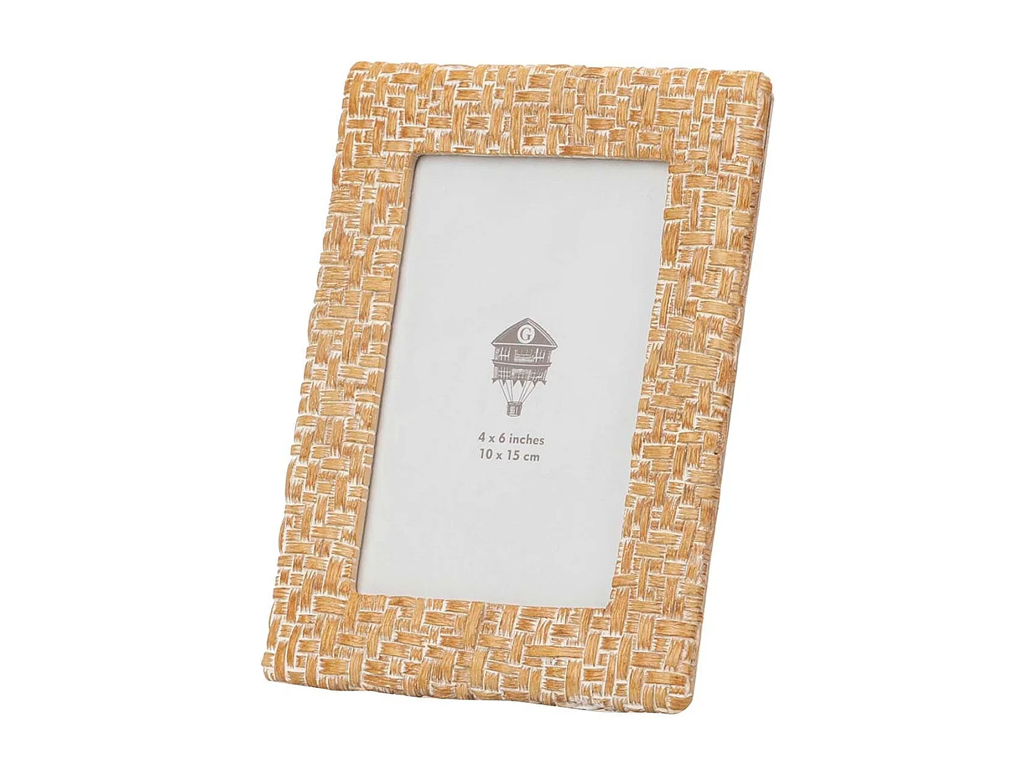 Portafotos Resina Natural Blanco 10x15 Cm