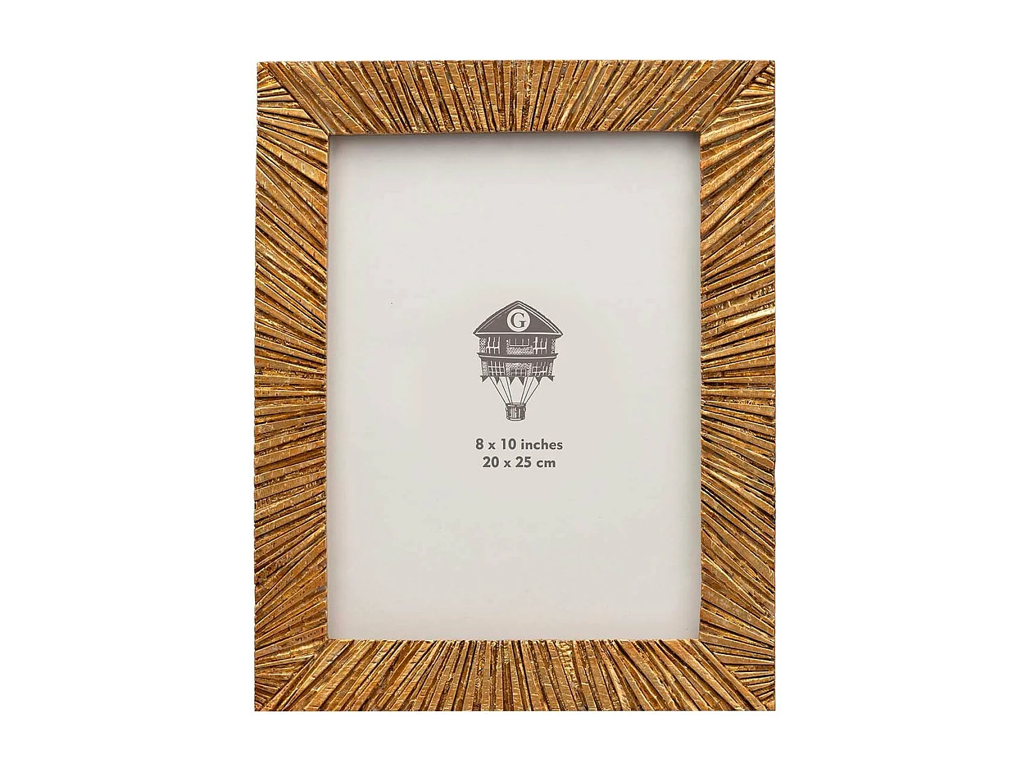 Portafotos Resina Dorado Antique 20x25 Cm