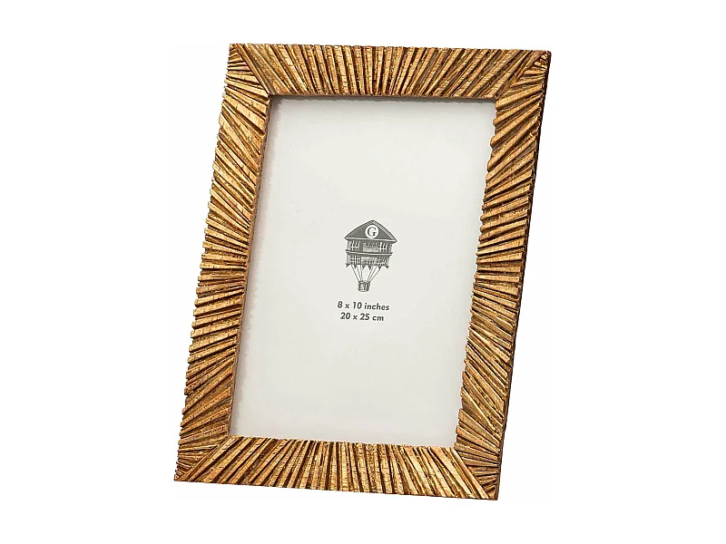 Portafotos Resina Dorado Antique 20x25 Cm