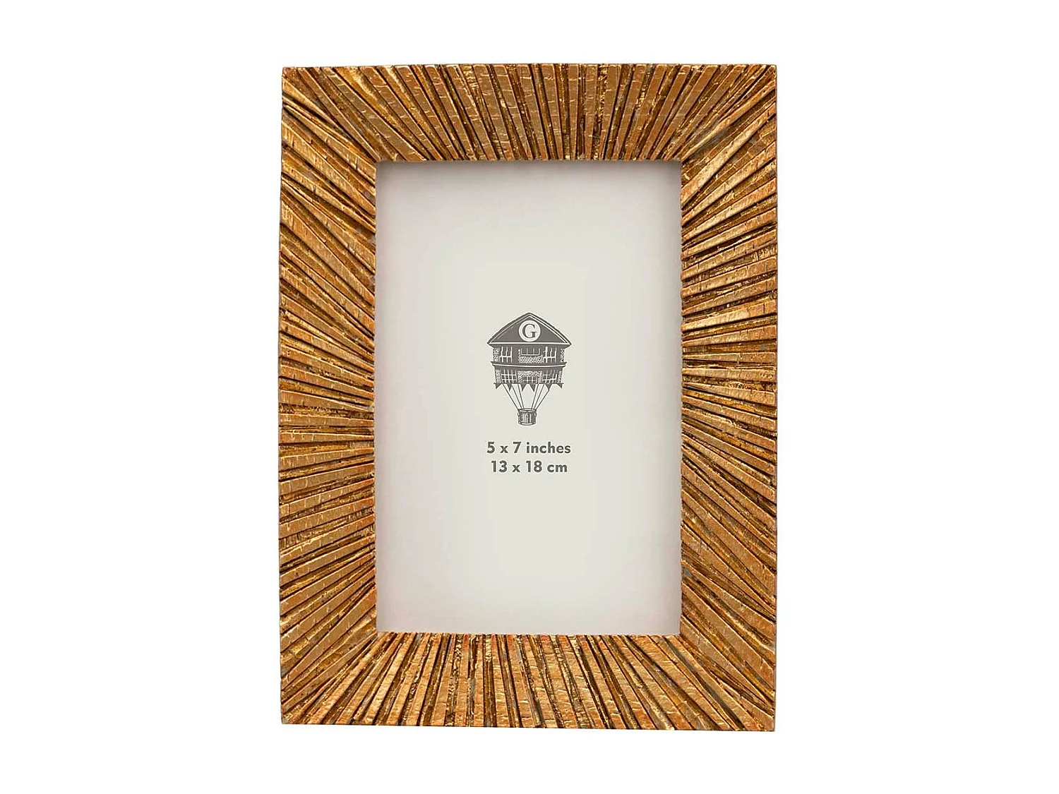 Portafotos Resina Dorado Antique 13x18 Cm