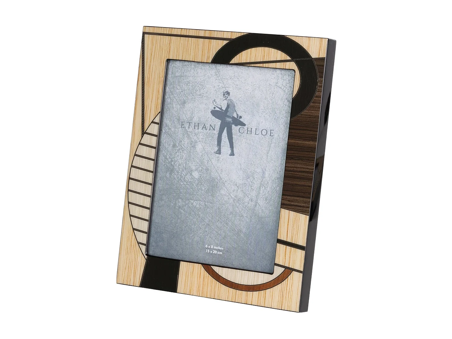 Portafotos Mdf Colores Circulo 15x20 Cm