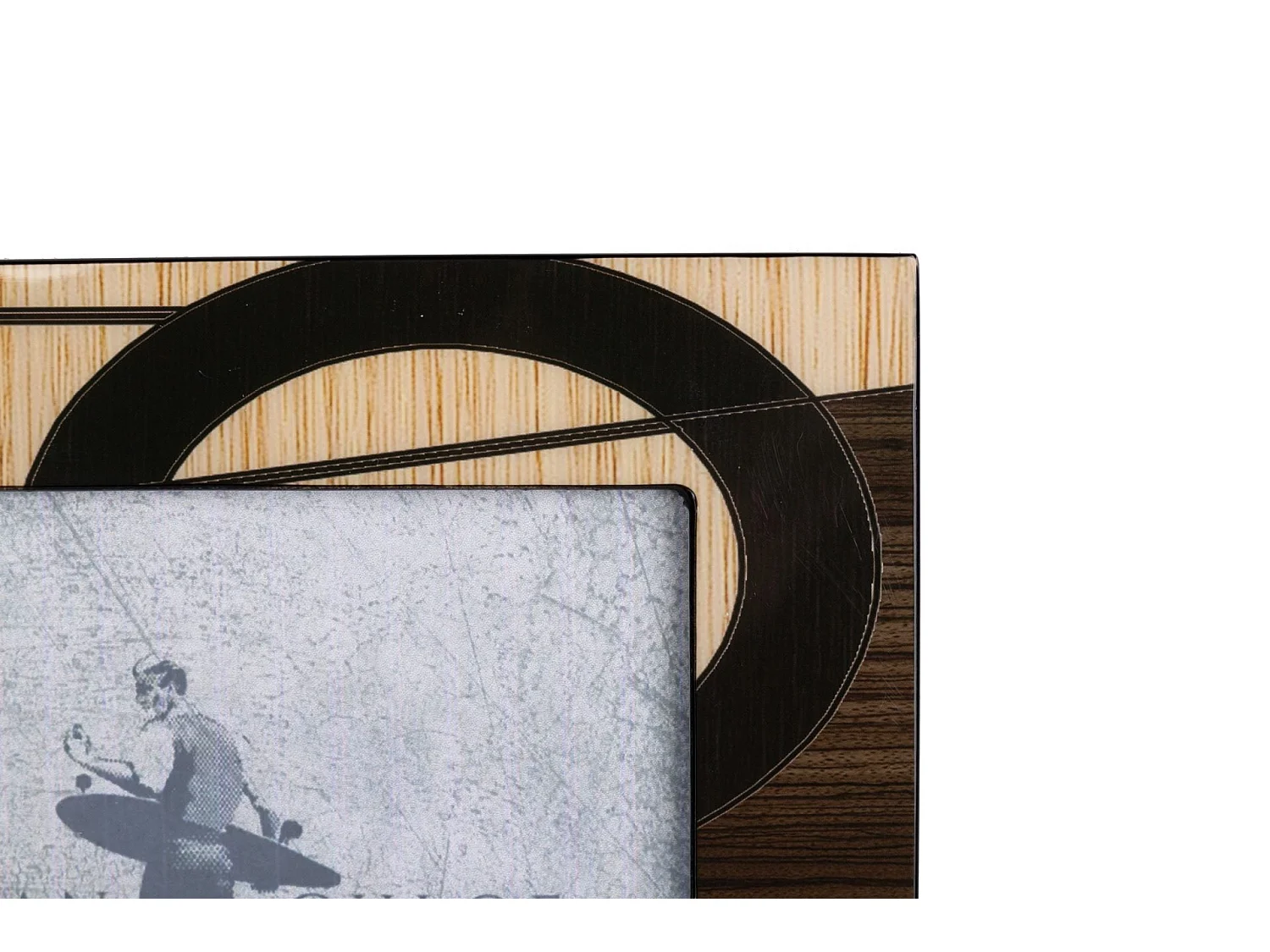 Portafotos Mdf Colores Circulo 15x20 Cm