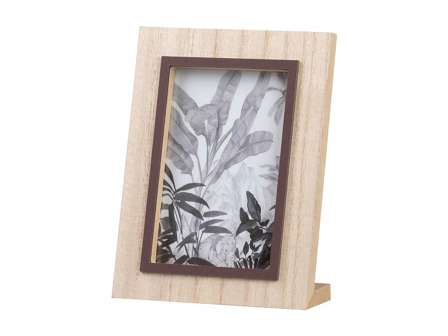 Portafotos Madera Natural Negro 10x15 Cm