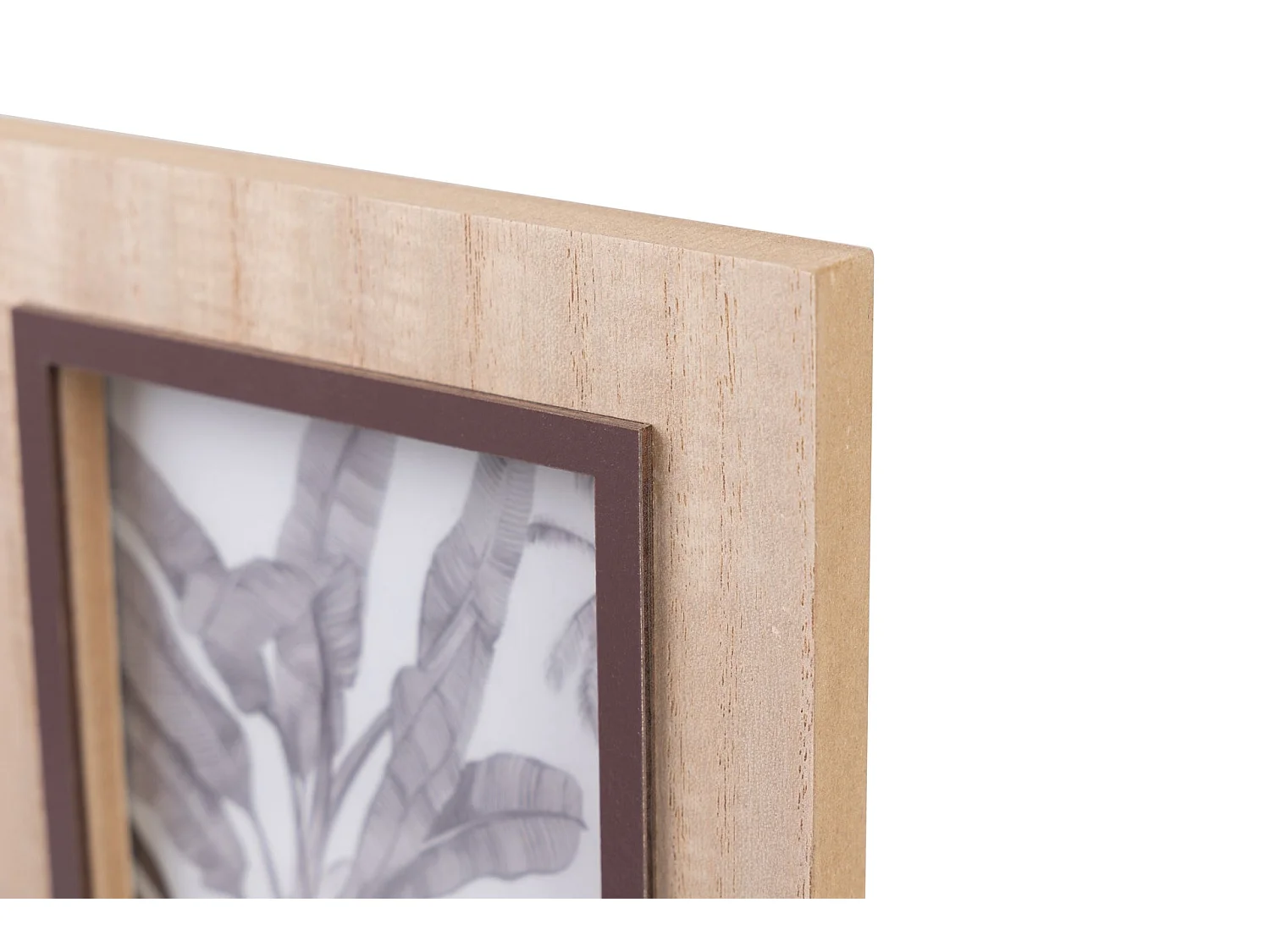 Portafotos Madera Natural Negro 10x15 Cm