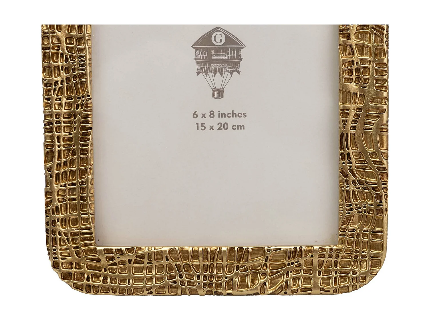 Portafotos Resina Dorado 15x20 Cm