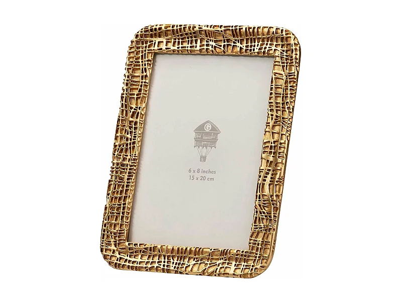 Portafotos Resina Dorado 15x20 Cm