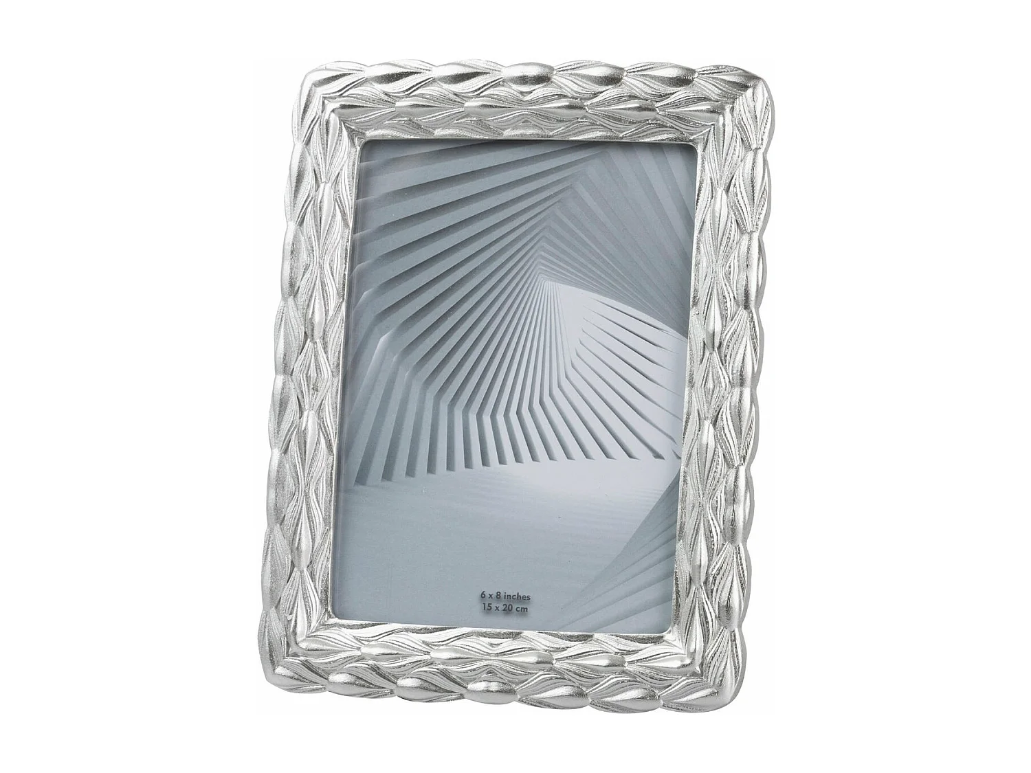 Portafotos Resina Plateado 15x20 Cm