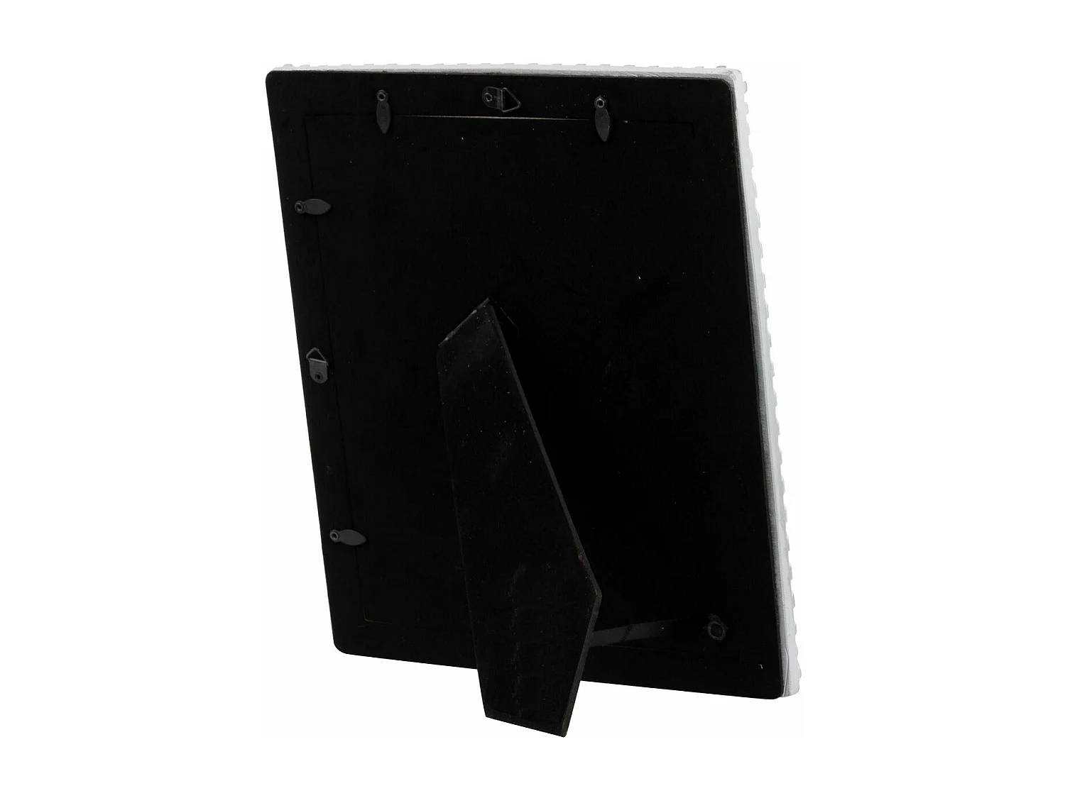 Portafotos Resina Plateado Blanco 20x25 Cm