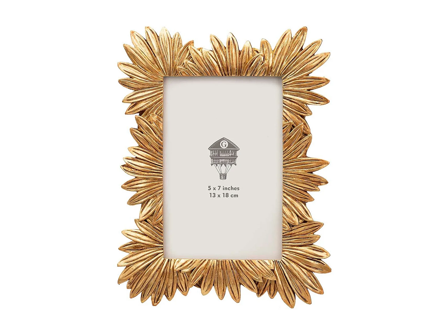 Portafotos Resina Dorado 13x18 Cm