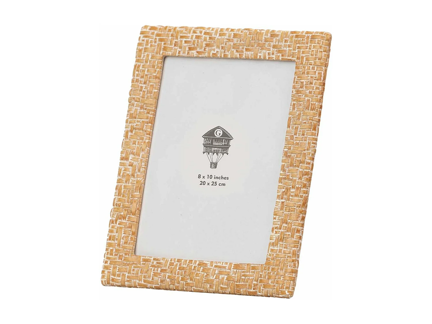 Portafotos Resina Natural Blanco 20x25 Cm