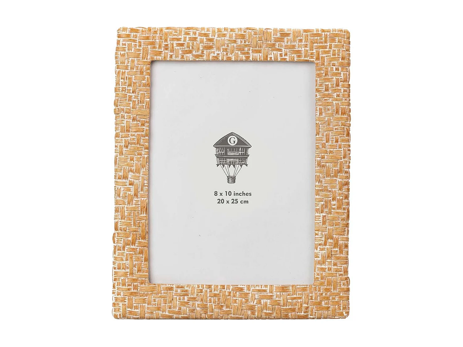 Portafotos Resina Natural Blanco 20x25 Cm