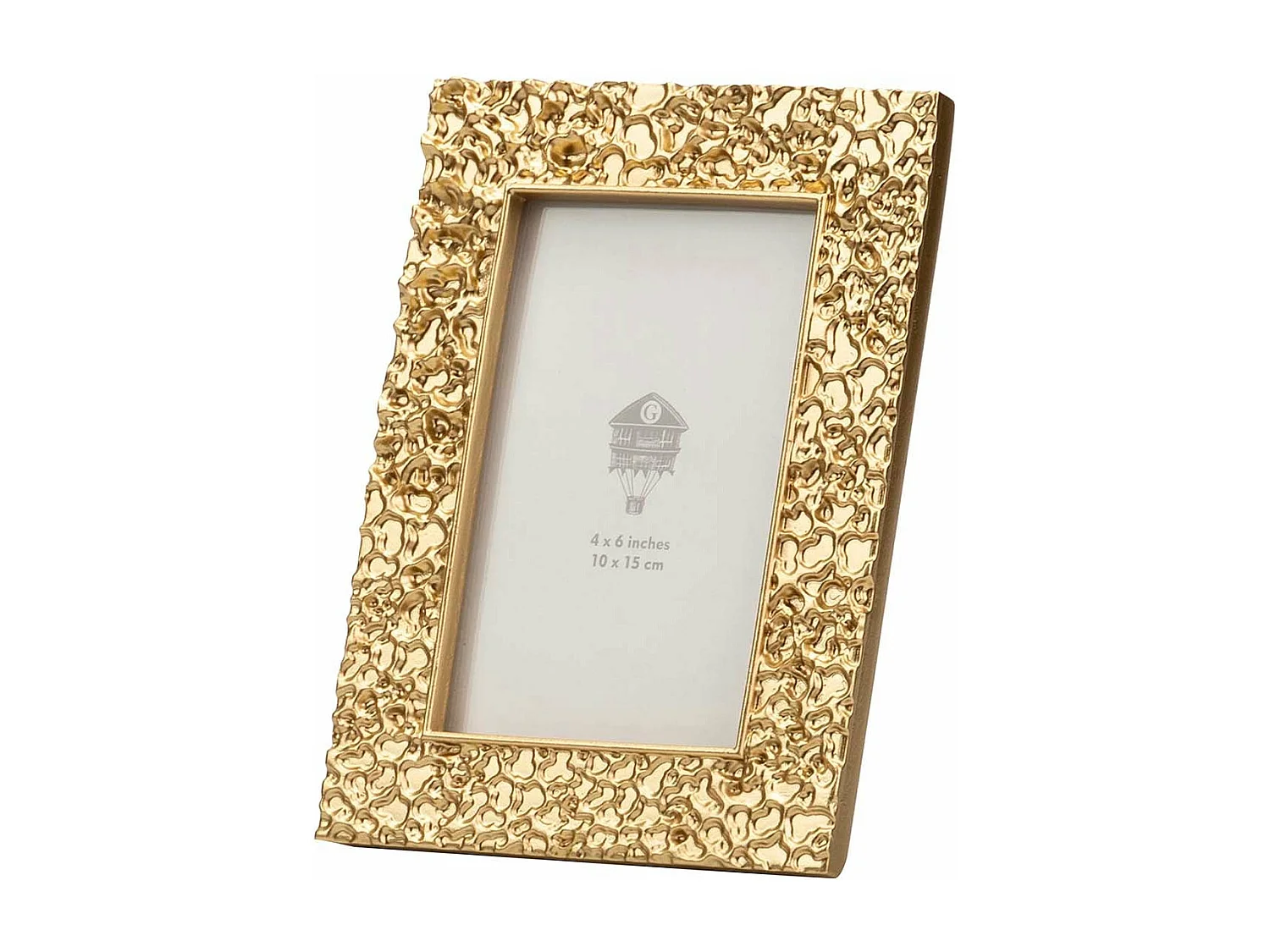 Portafotos Resina Dorado 10x15 Cm