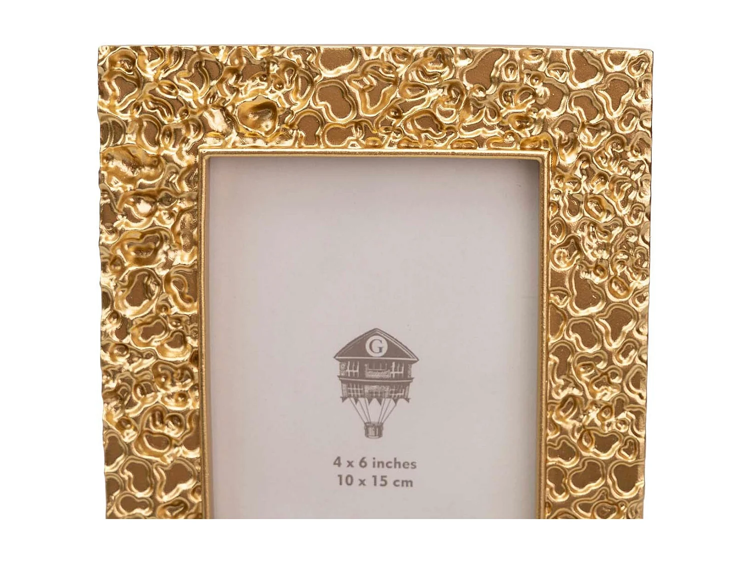Portafotos Resina Dorado 10x15 Cm
