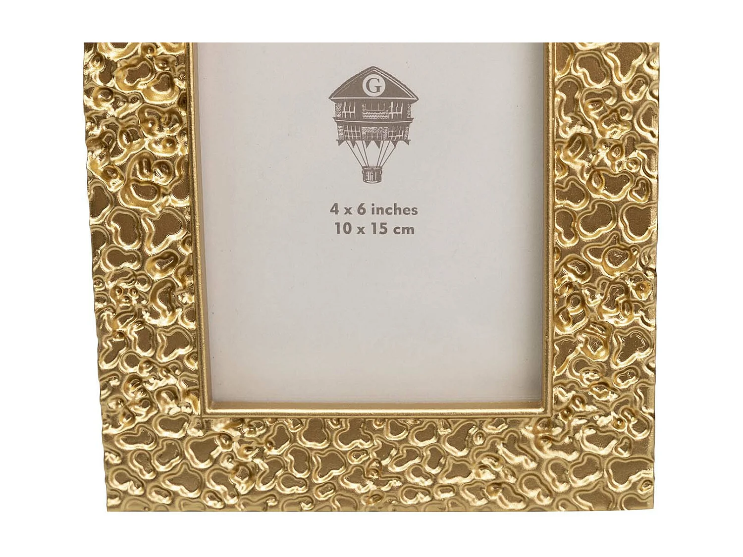 Portafotos Resina Dorado 10x15 Cm