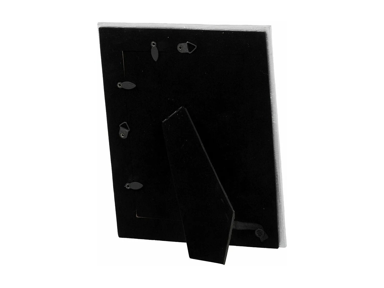 Portafotos Resina Plateado Blanco 13x18 Cm