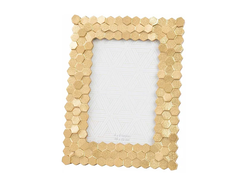 Portafotos Resina Dorado 10x15 Cm