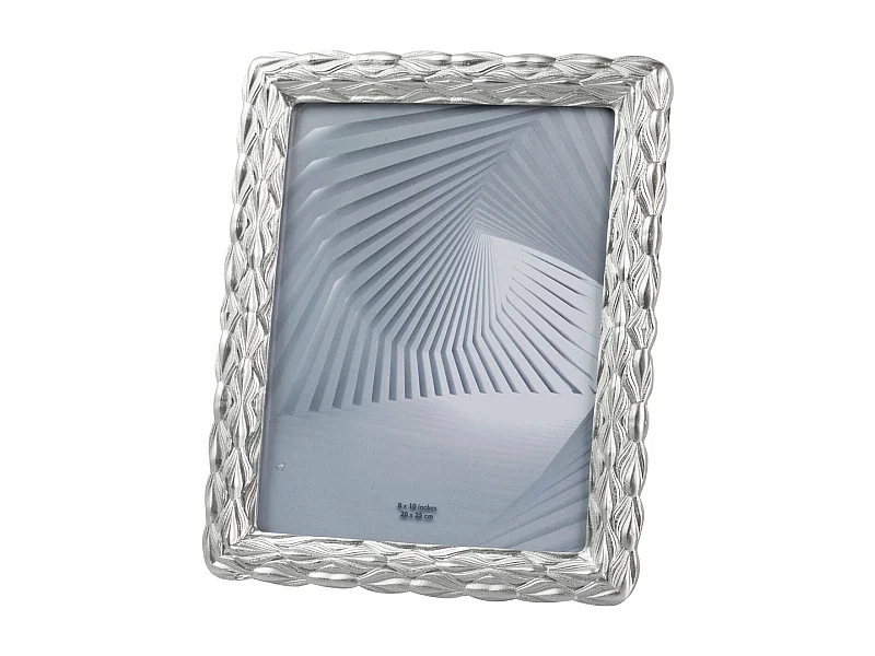 Portafotos Resina Plateado 20x25 Cm